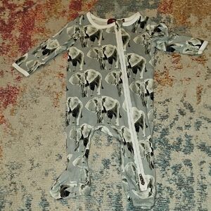 Nwot Milkbarn Zipper Footed Romper